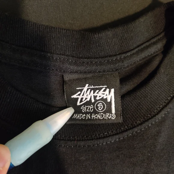 Stussy Diced Black Tee - Picture 3 of 4